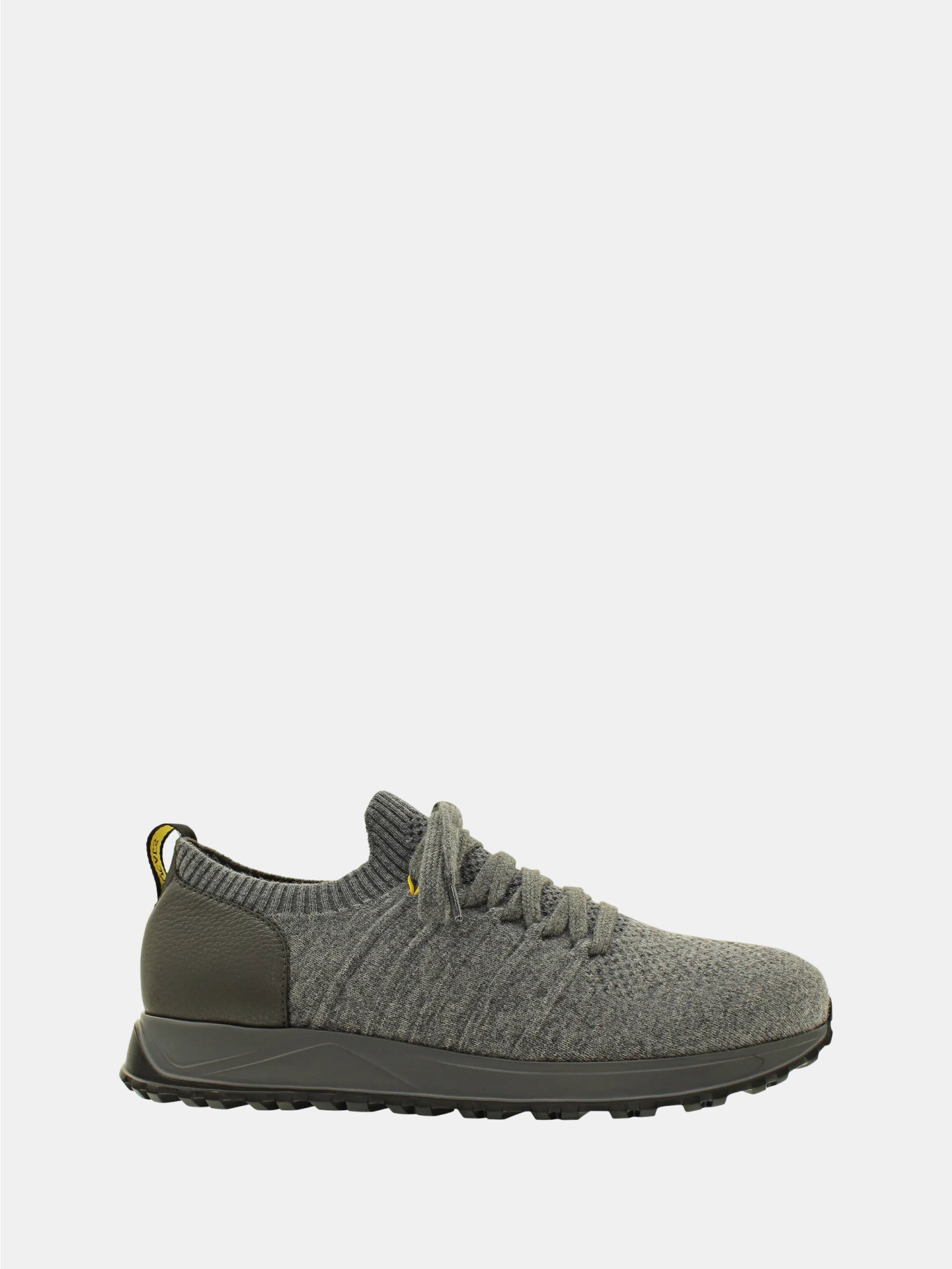 Gray Dual Material Sneaker