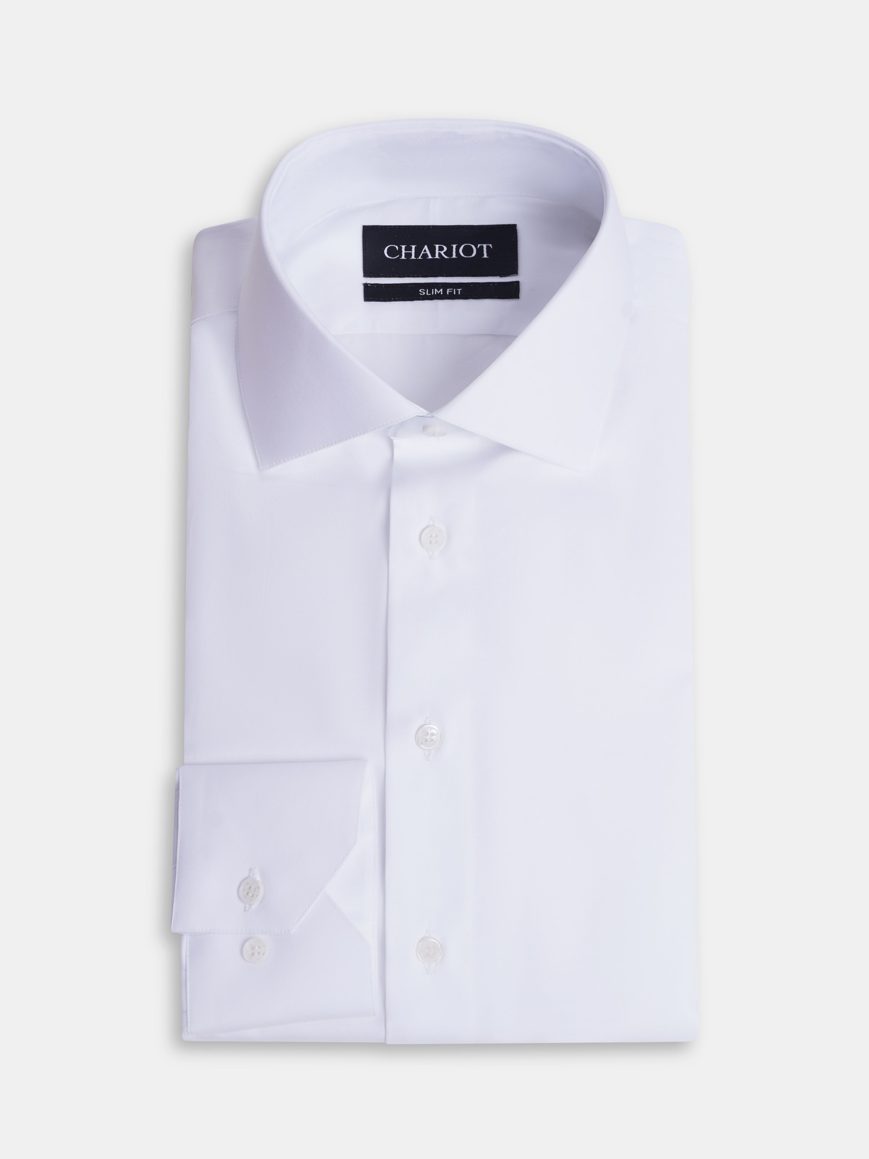 White Sea Island Twill Cotton Shirt