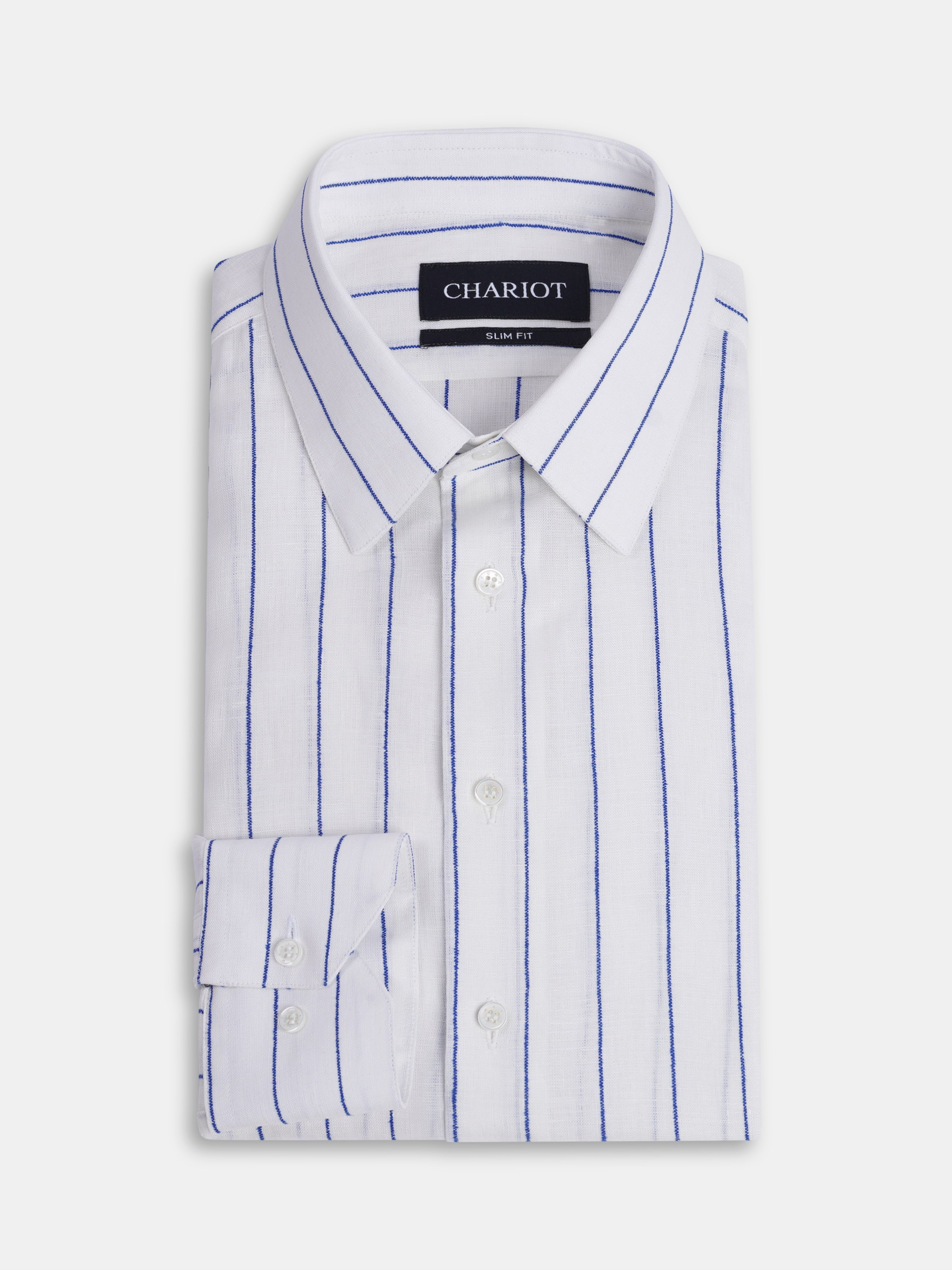 Wide Stripes Linen Shirt