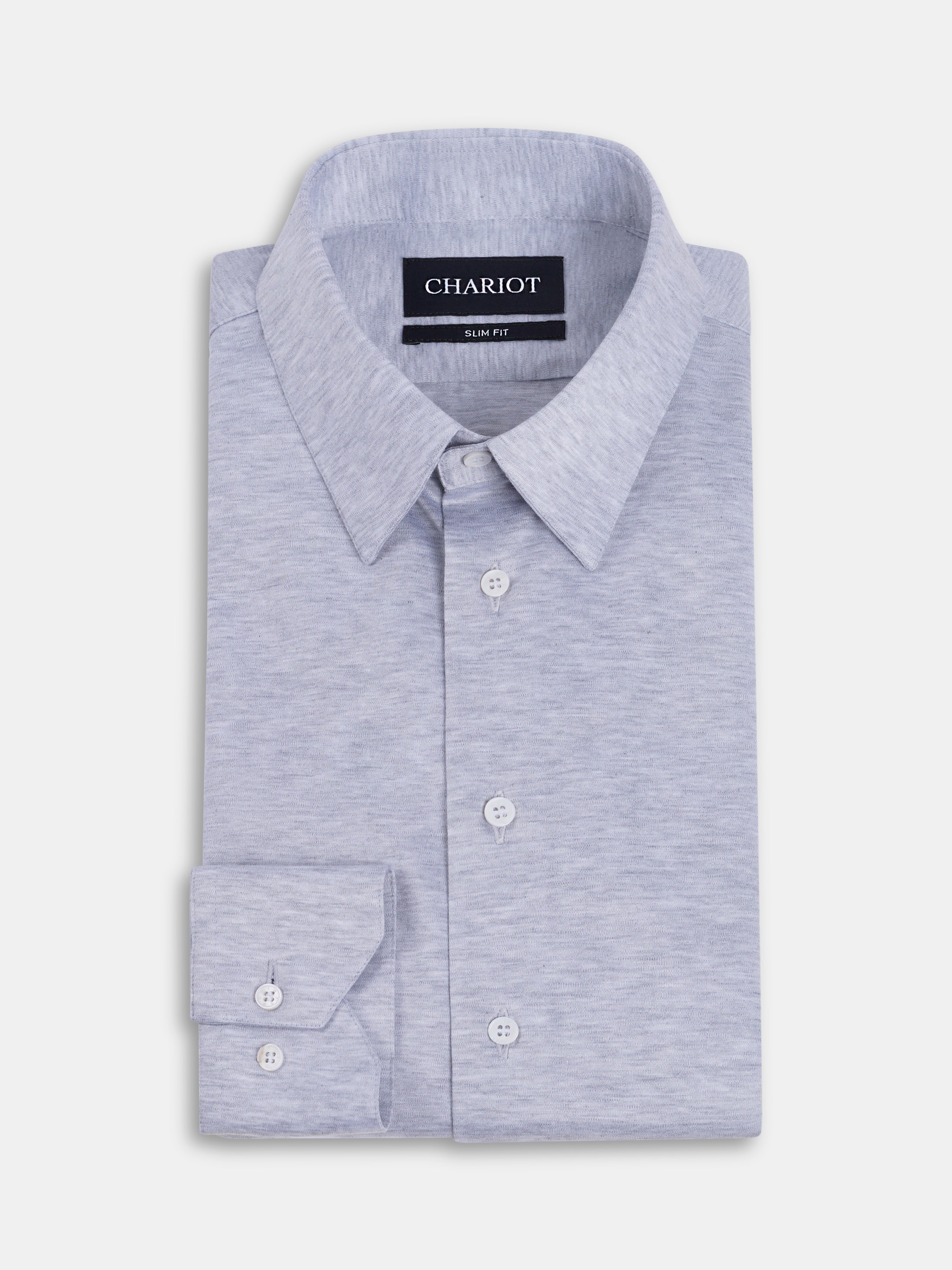 Knit Cotton Grey Shirt