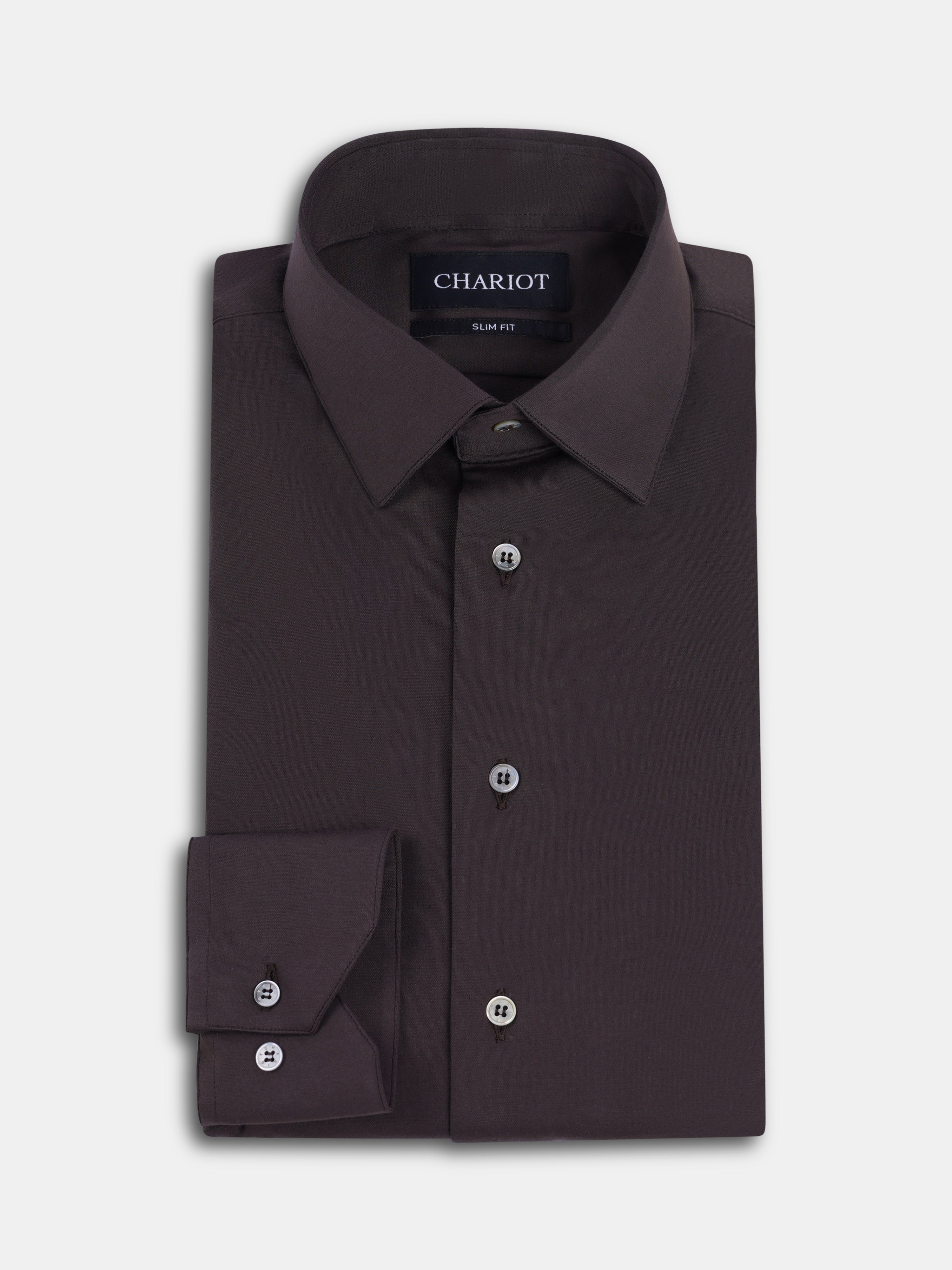 Knit Cotton Brown Shirt