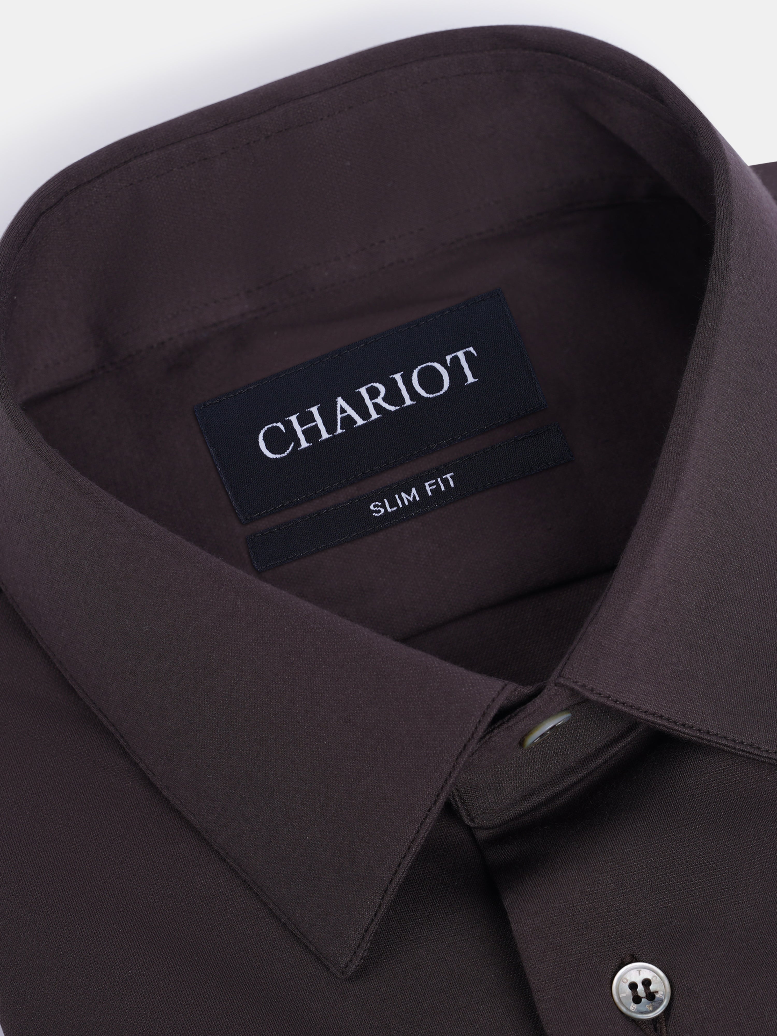 Knit Cotton Brown Shirt