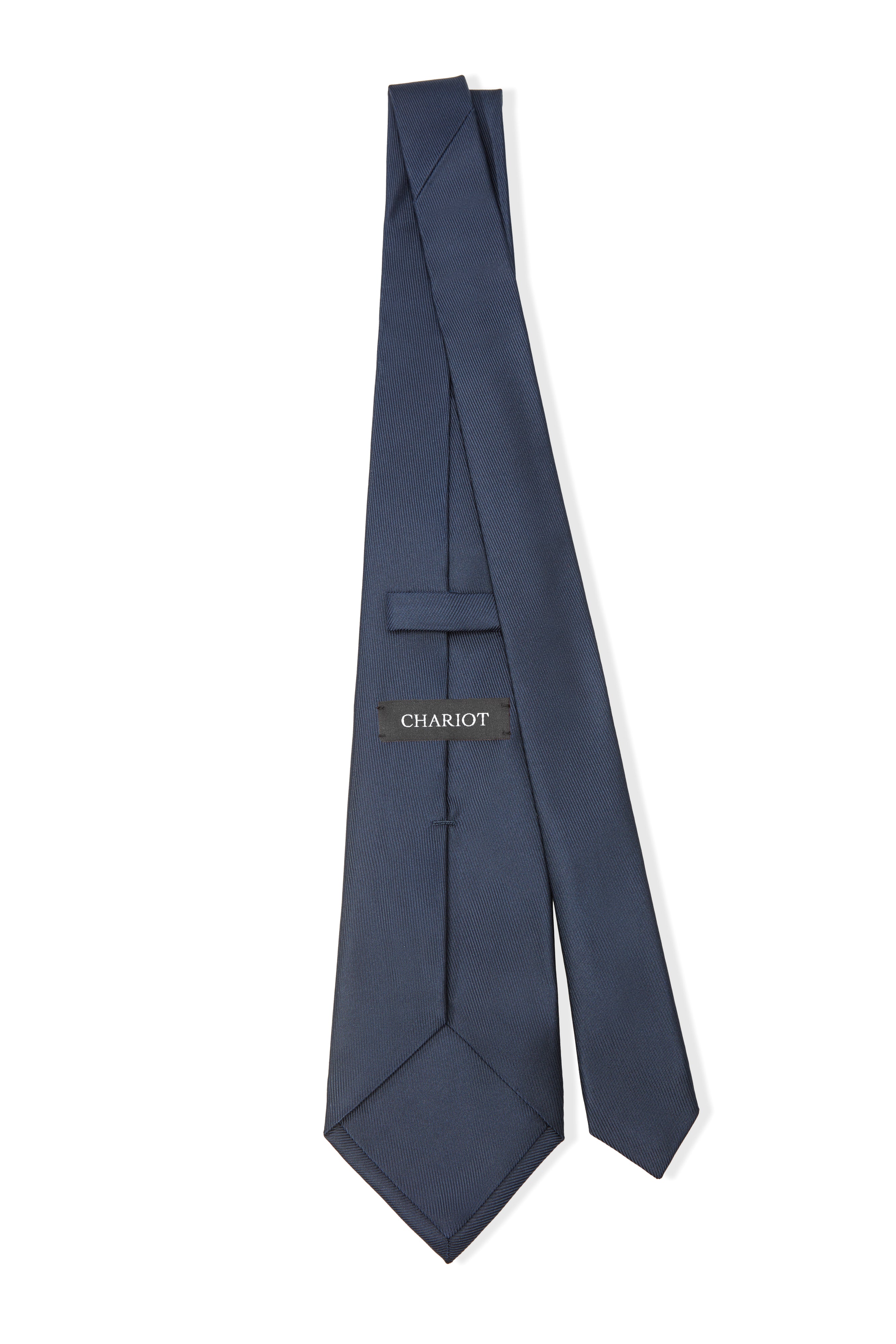 NAVY TWILL SILK TIE