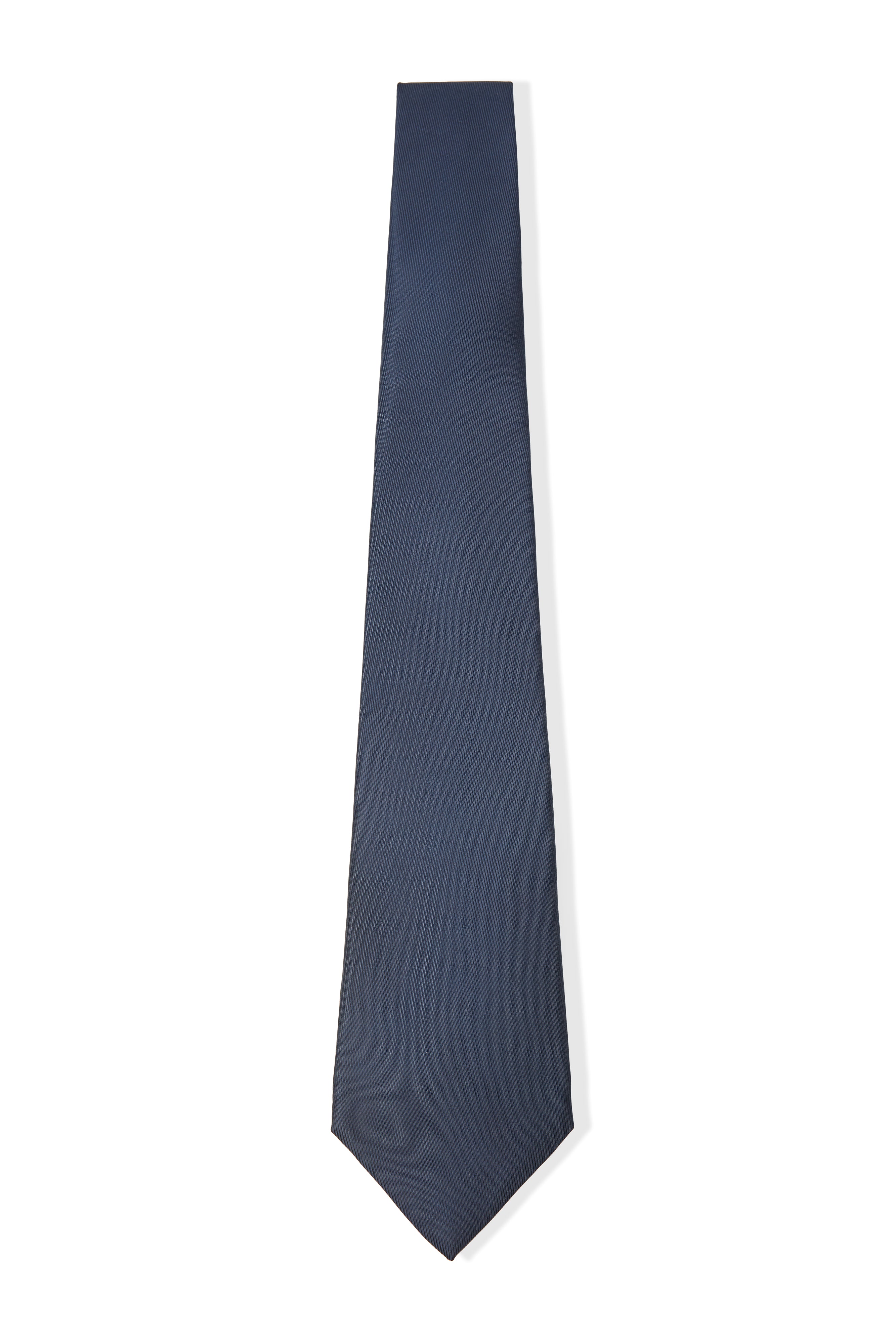NAVY TWILL SILK TIE