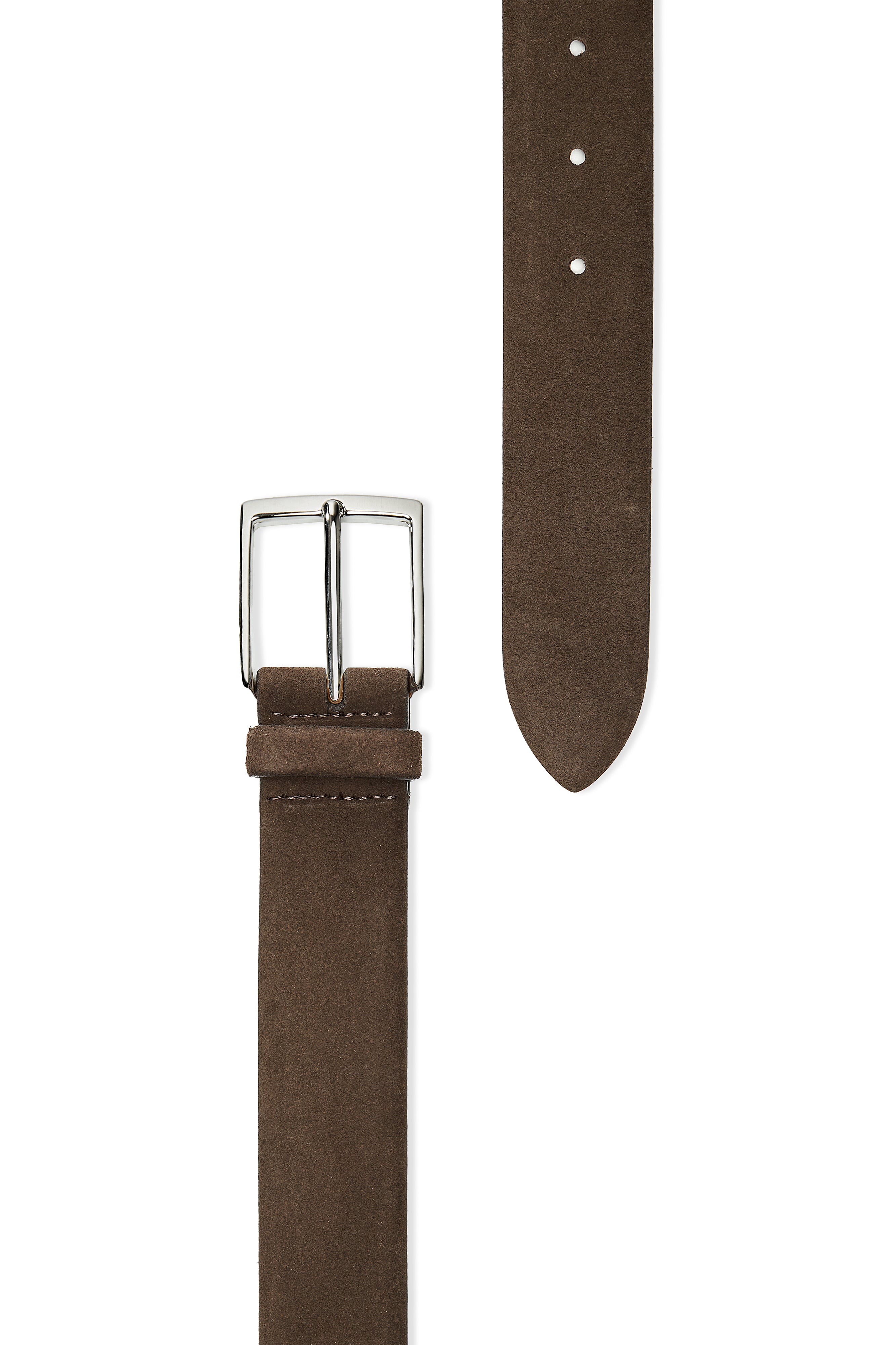 DARK BRWON SUEDE BELT