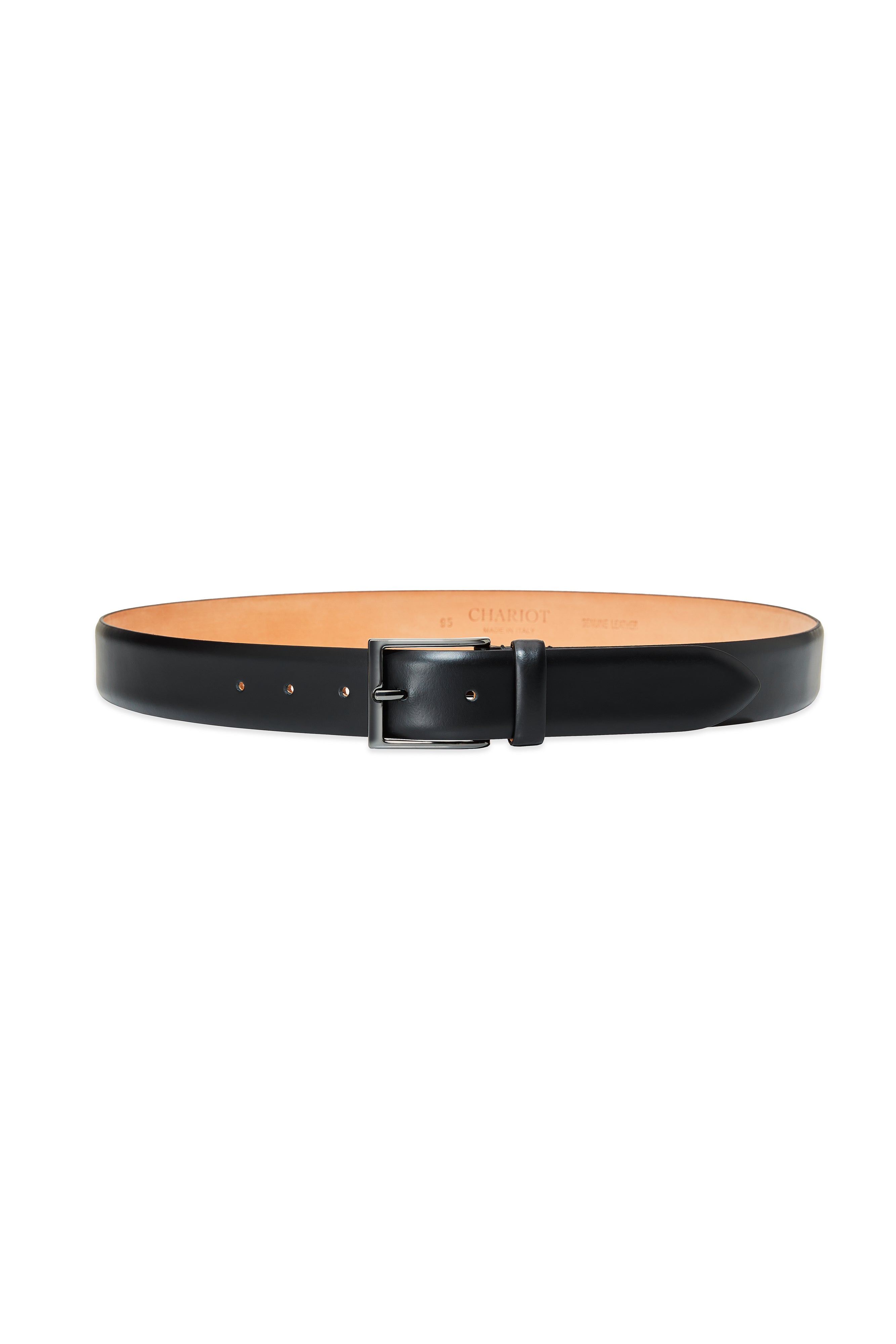 BLACK LEATHER BELT
