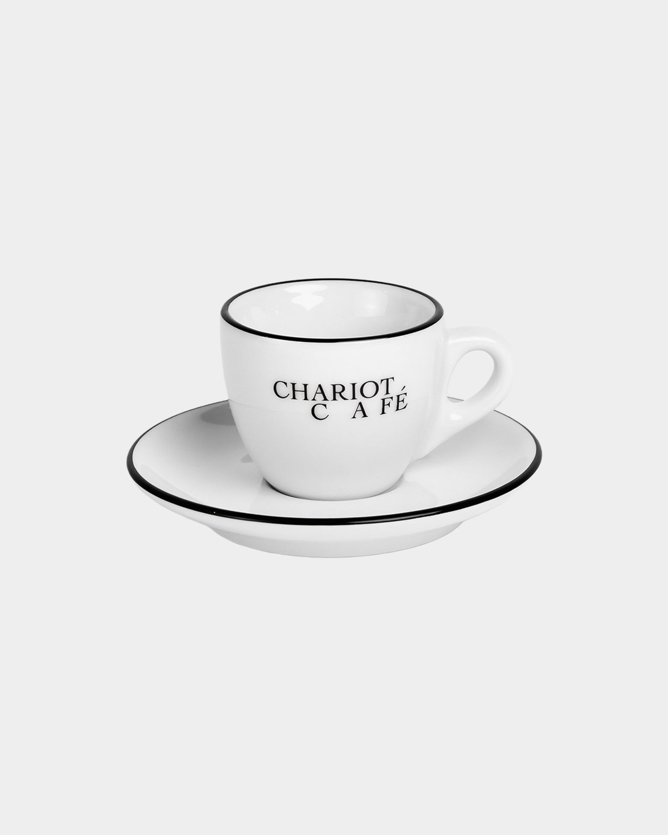 Chariot Espresso Cup and Saucer