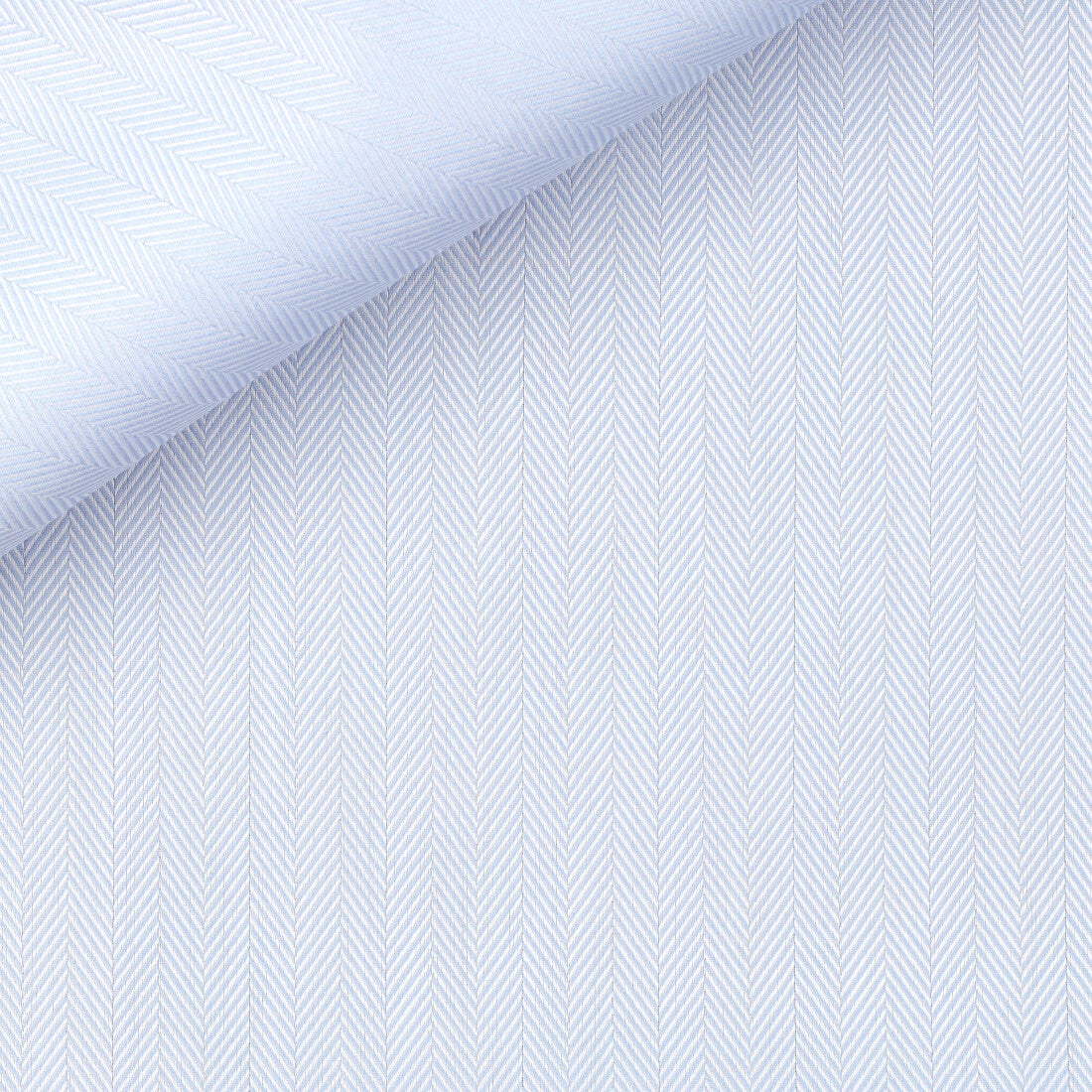 Herringbone Blue Formal Shirt