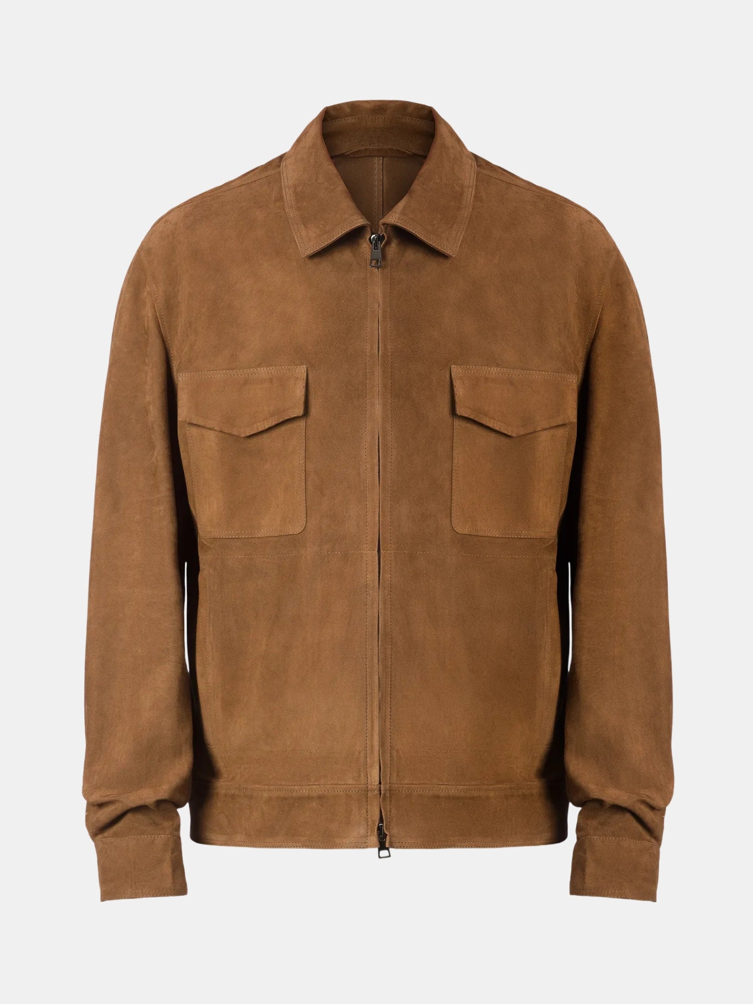 ジャケット・アウター Italy Suede Leather Bomber Jacket 50 Italian Suede Bomber Jacket