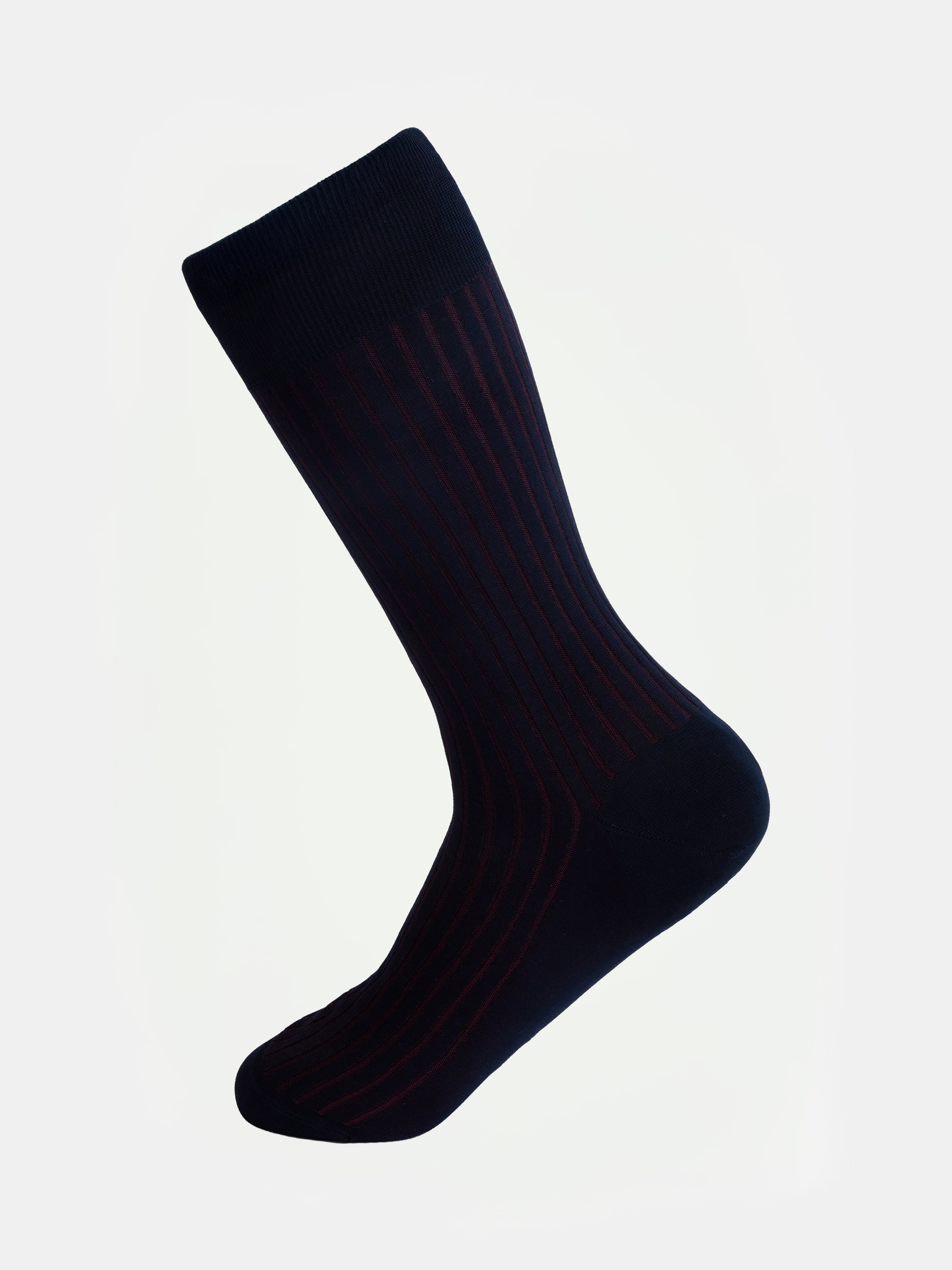 Dark Navy/Burgundy Socks