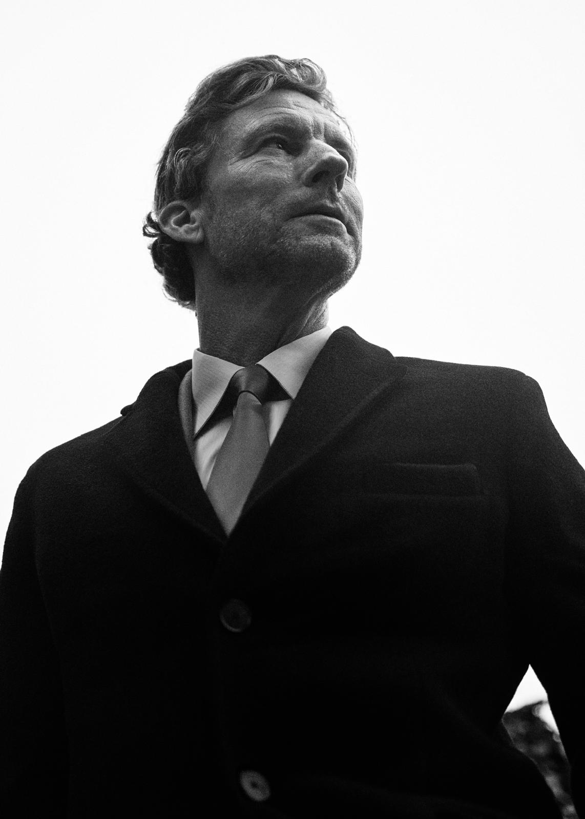 Black Cashmere Formal Overcoat