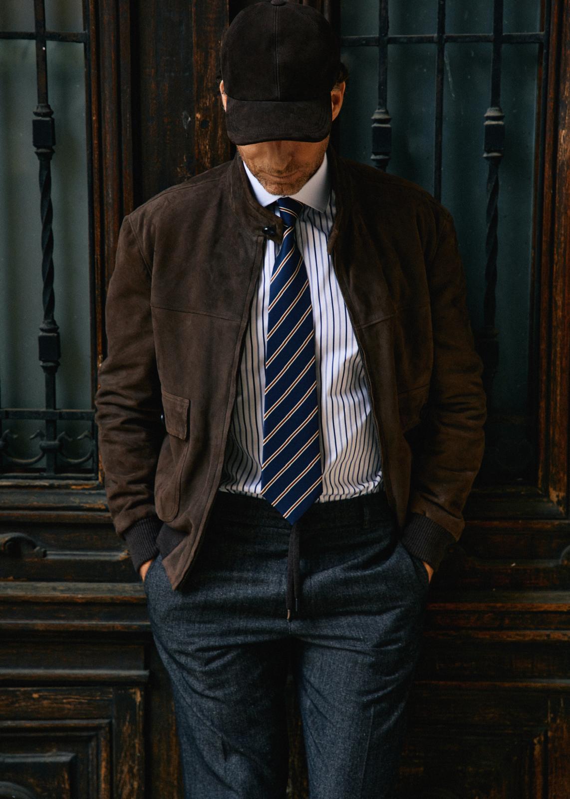 Suede Cap Brown - CHARIOT