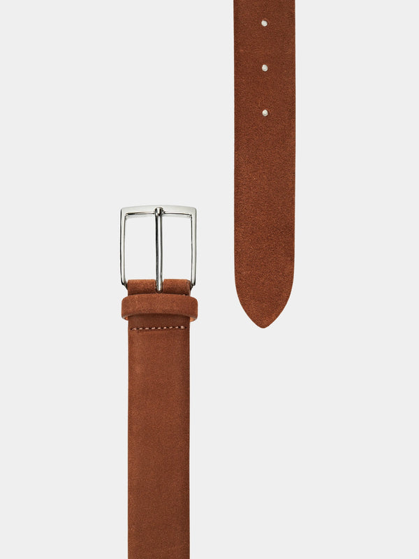 BROWN SUEDE BELT