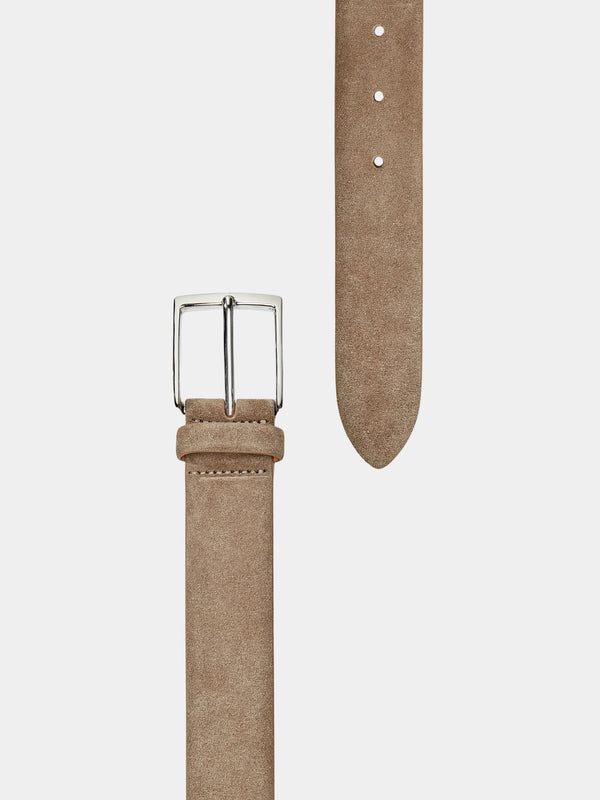 BEIGE SUEDE BELT
