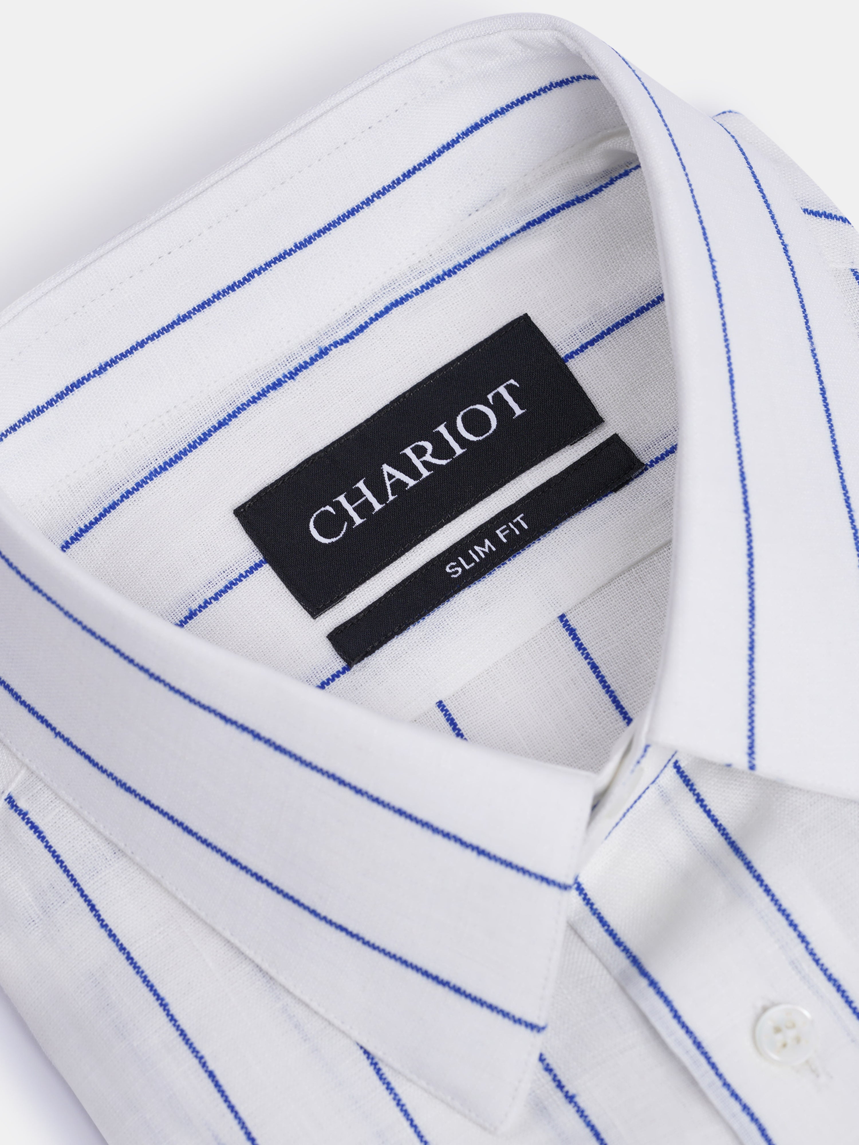 Wide Stripes Linen Shirt