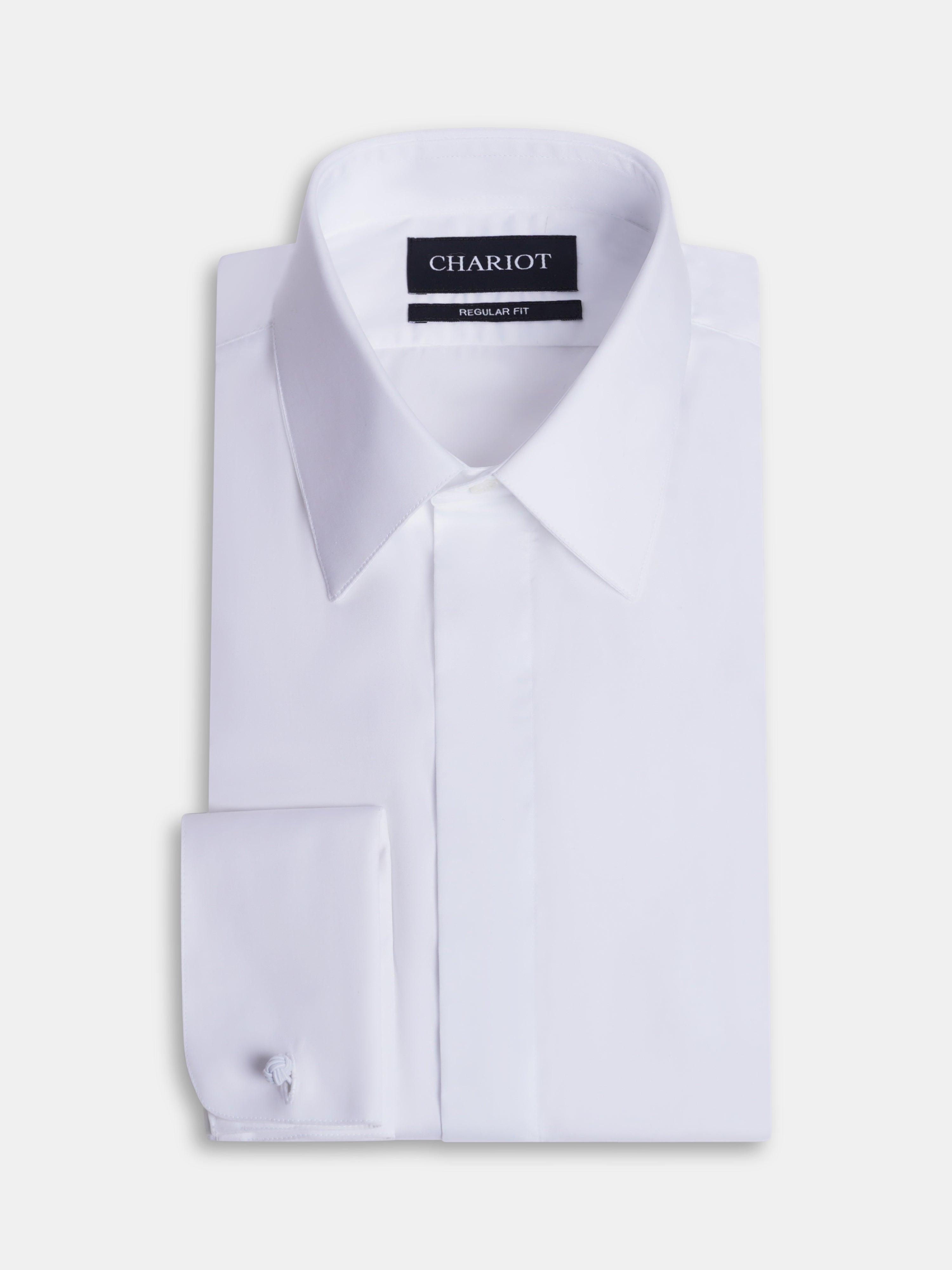 Regular Fit Formal White Shirt