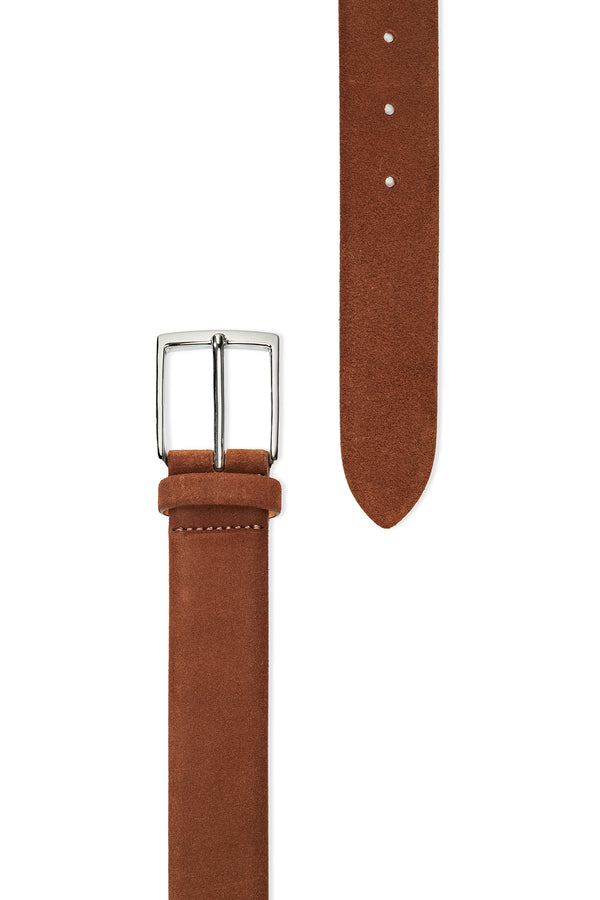 BROWN SUEDE BELT