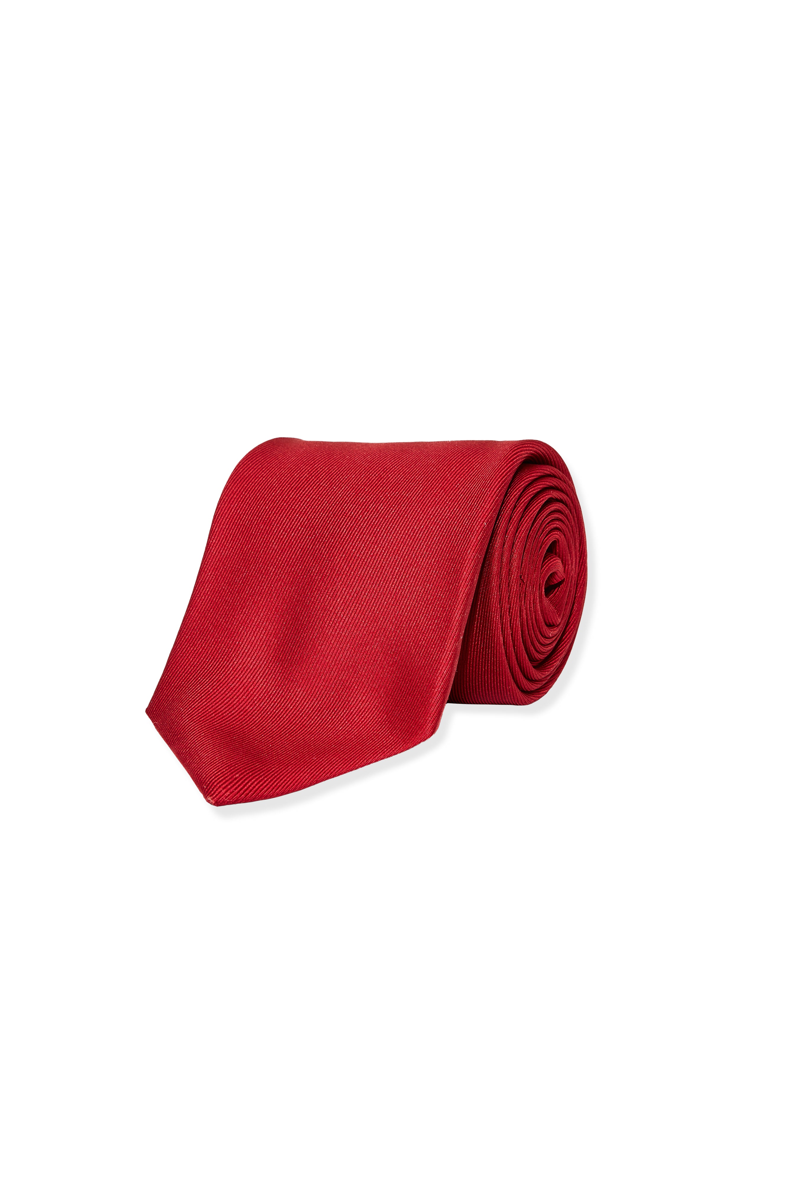 RED TWILL SILK TIE