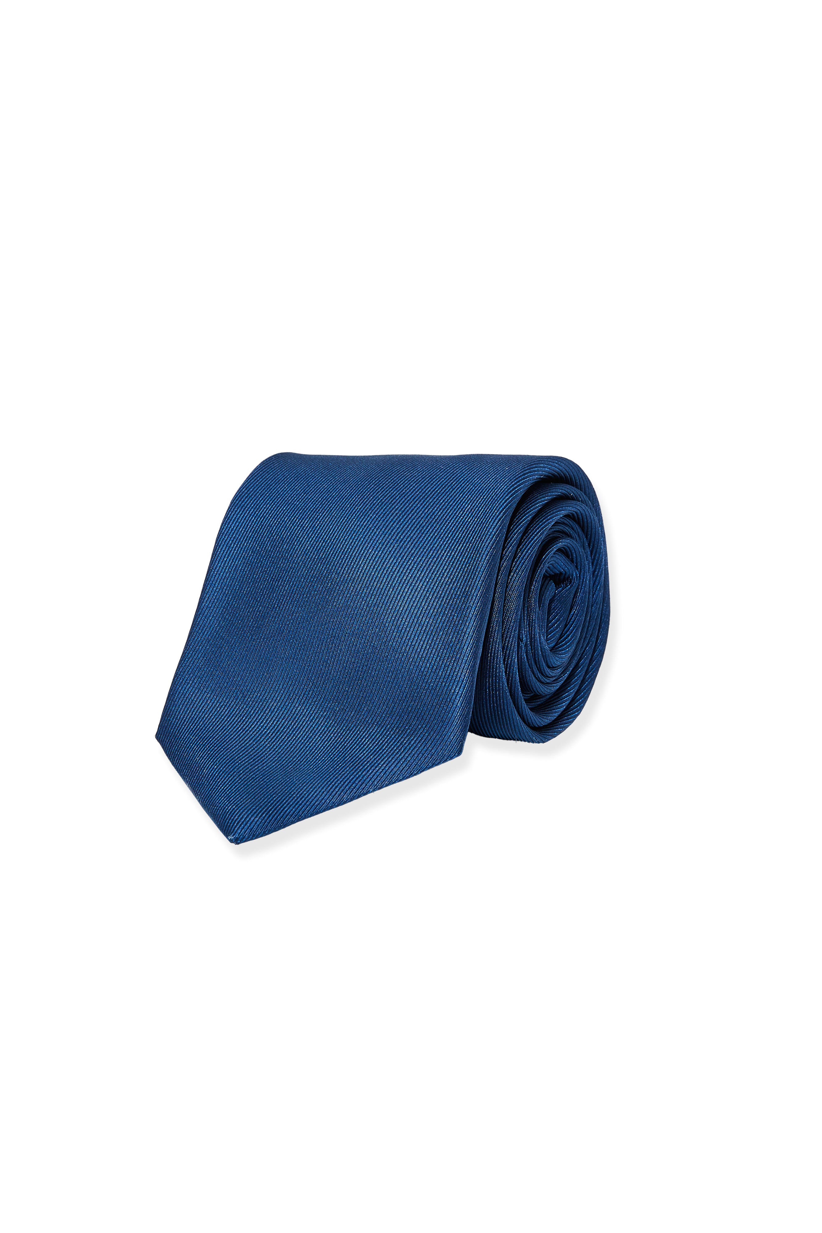 LIGHT NAVY TWILL SILK TIE