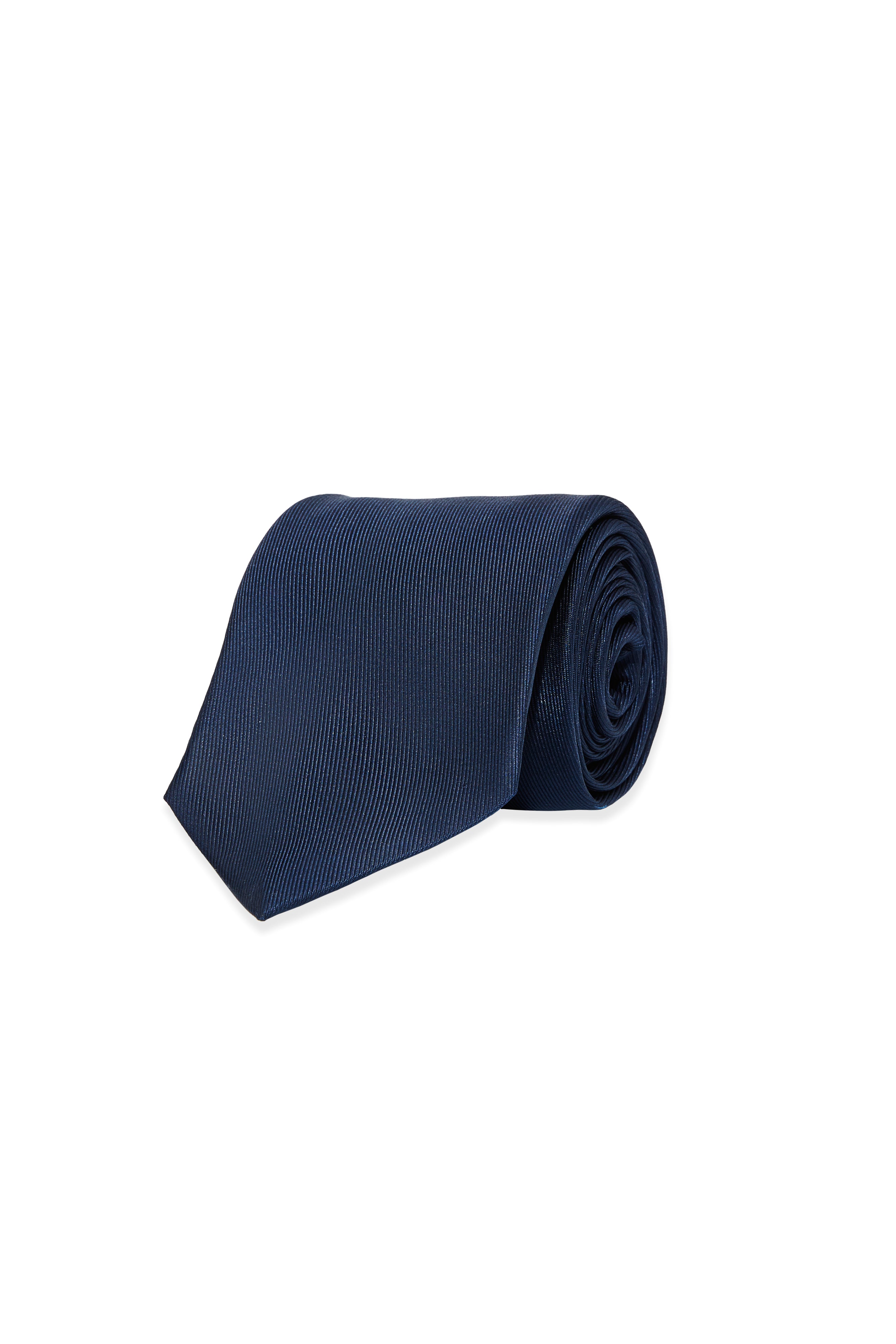 NAVY TWILL SILK TIE