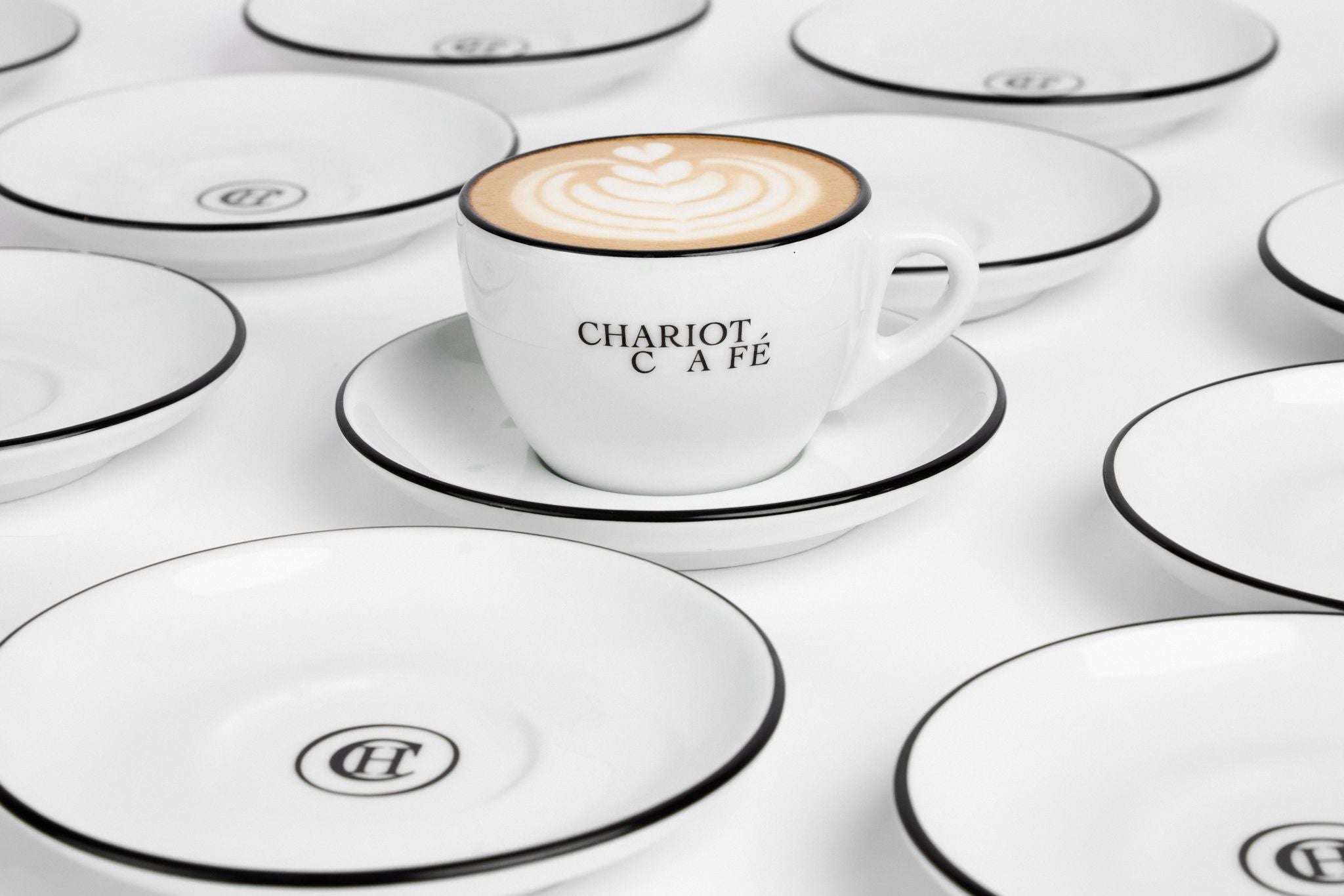 Chariot Cappuccino Cup and Saucer - CHARIOT