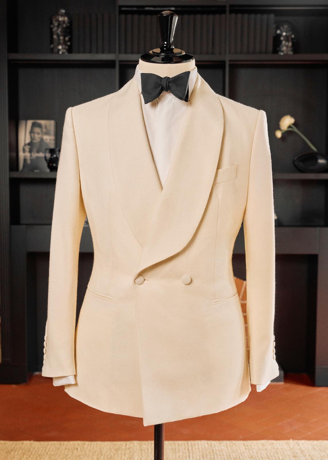Wool Dinner Suit Ecru