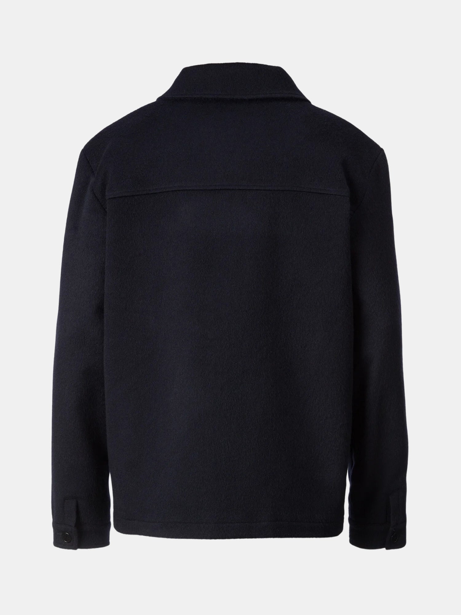 Wool-Cashmere Overshirt Navy - CHARIOT